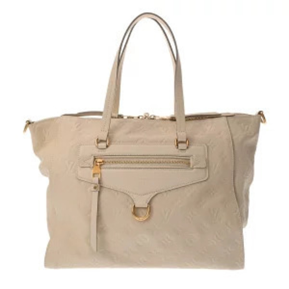 Louis Vuitton Monogram Empreinte Lumuse Neige Leather Tote Bag Gold